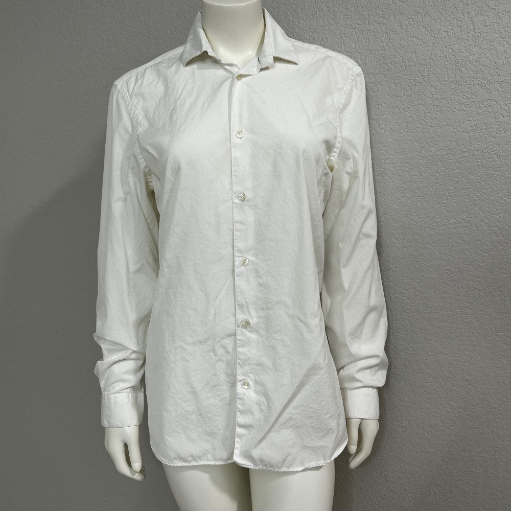 Burberry Men’s Long Sleeve White Shirt
